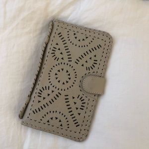 Cleobella taupe clutch